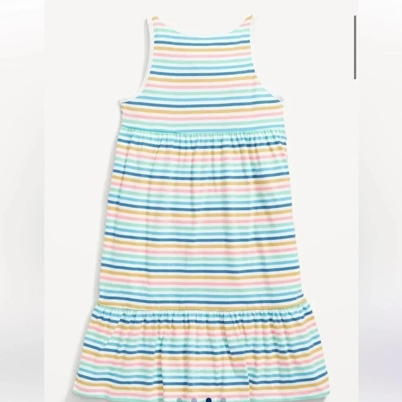 Sleeveless Jersey-Knit Printed Swing Dress for Girls XXL (18) - Picture 3 of 4